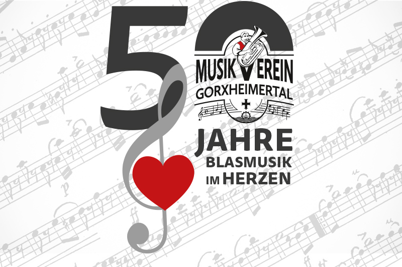 50-jähriges Jubiläum des Musikvereins Gorxheimertal